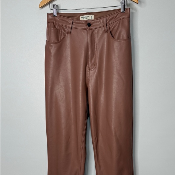 Abercrombie & Fitch Curve Love The 90s Straight Ultra High Rise Pants Size 30 - Picture 6 of 11